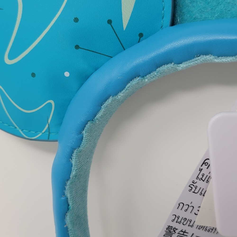 NWT Disney Parks Disneyland Retro Marquee Sign Blue Mickey Ears Headband 2023 - Picture 6 of 12
